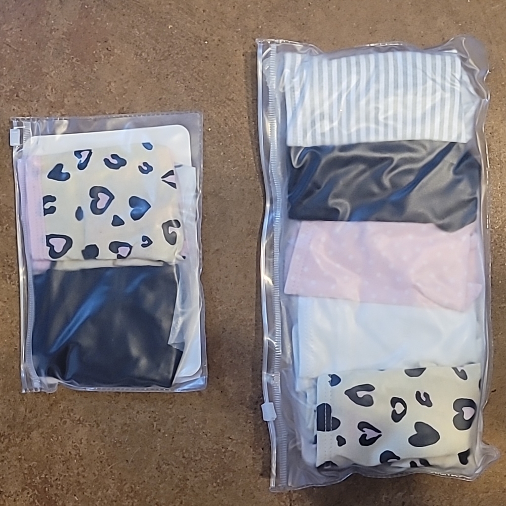 Hipster Brief underwear and matching training bra's